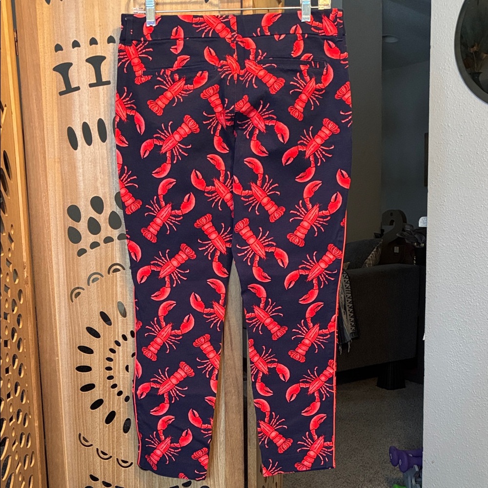 Lobster crawfish Print red and black Pants - Picture 4 of 8